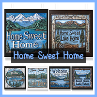 Prints 'Home Sweet Home' @ TahoeDigitalDreams