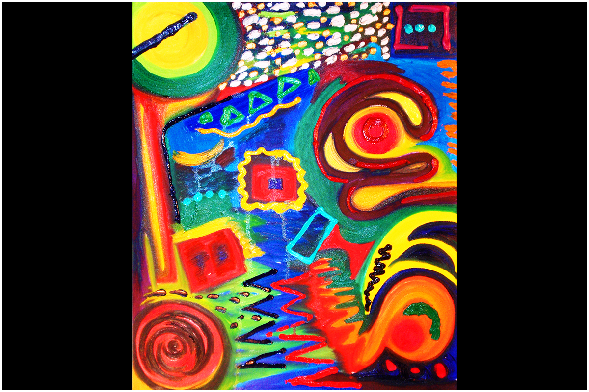 Emotional Energy Oil Painting