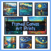 Framed Canvas Art Prints