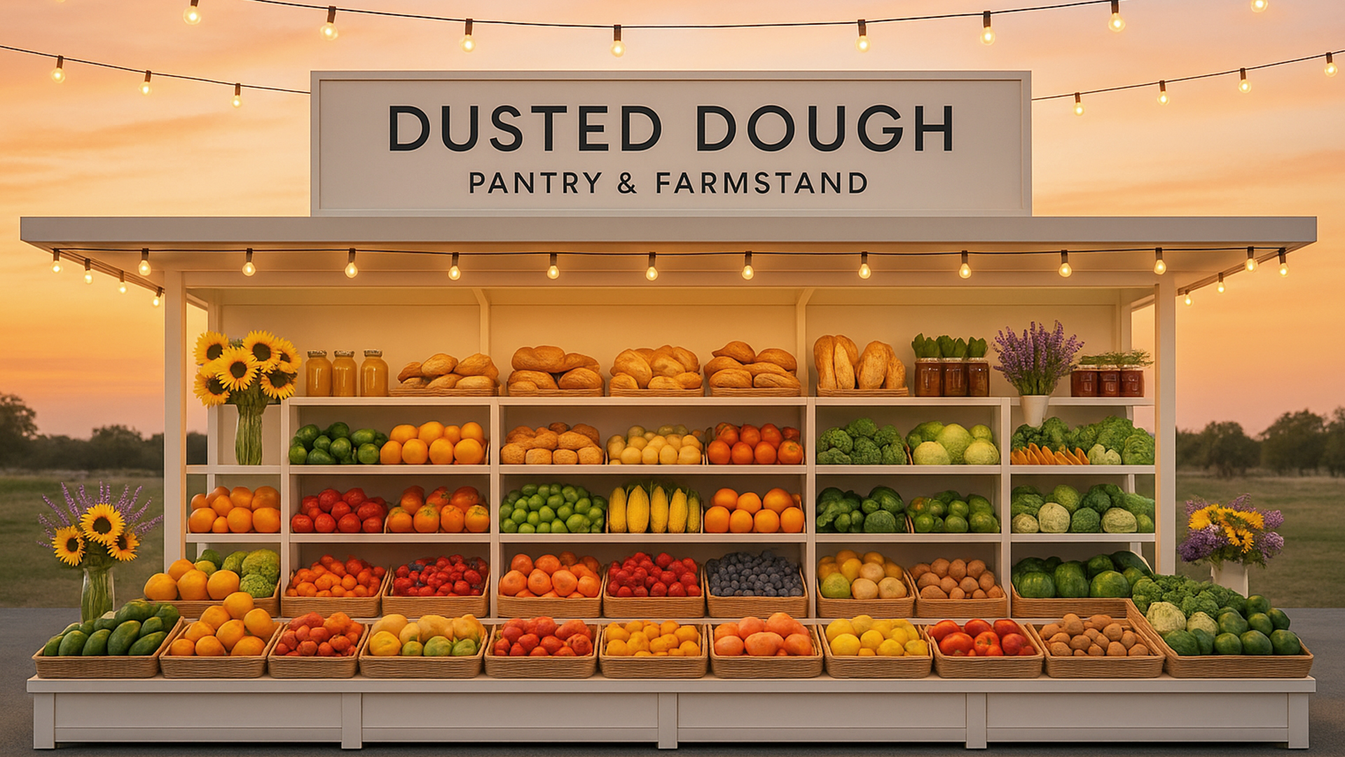 Farmstand with local produce