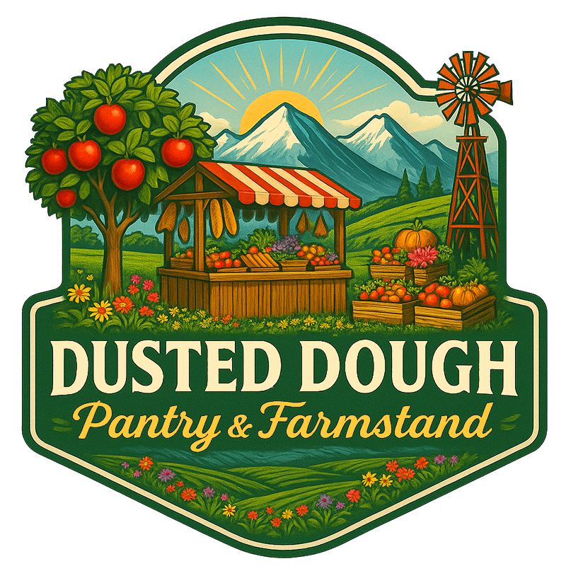 Dusted Dough Pantry & Farmstand Logo