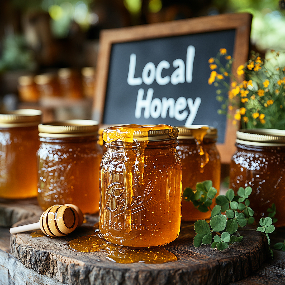 Jars of Local Honey