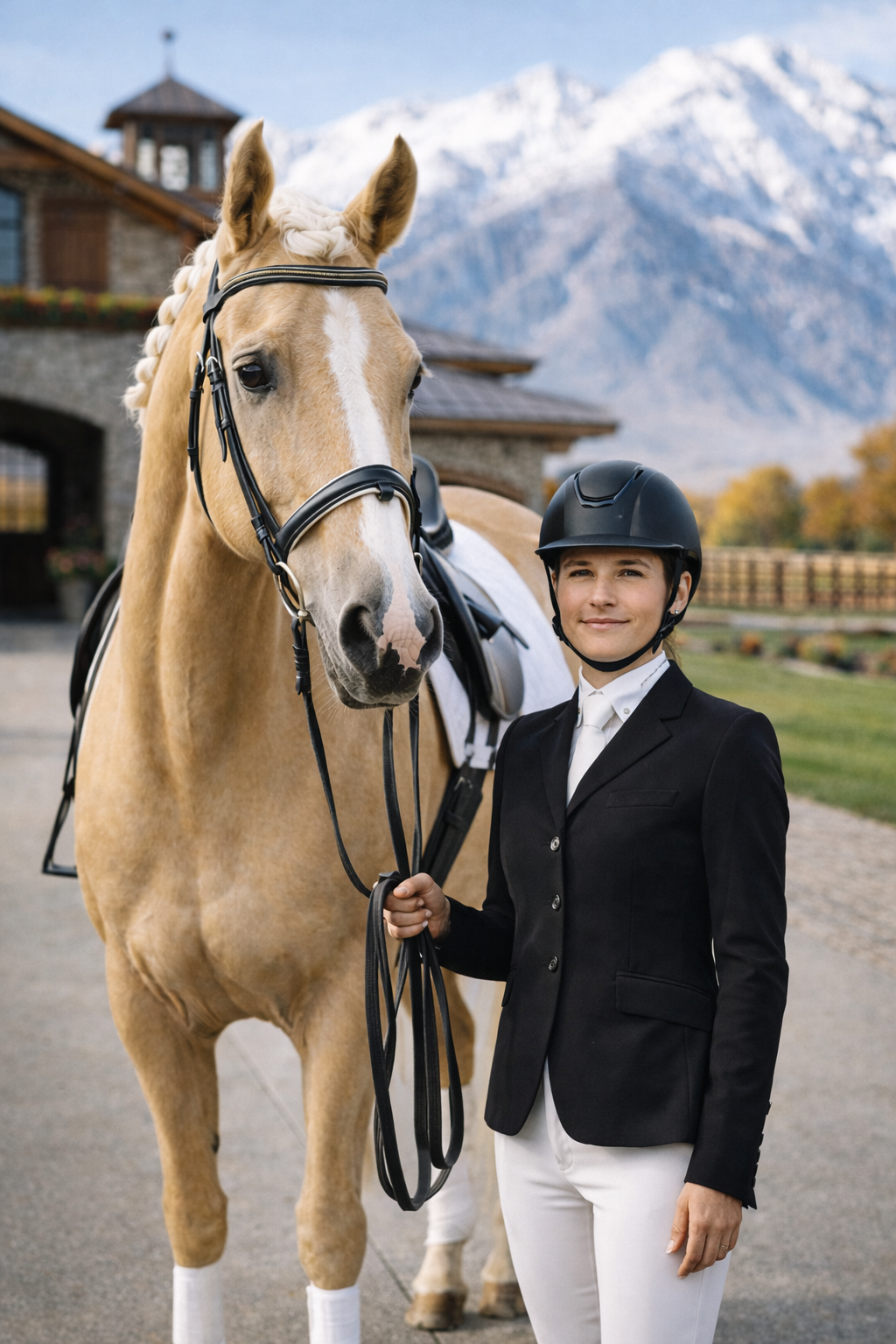 Portrait of the assistant trainer at Sierra Equestrian