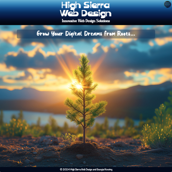 High Sierra Web Design Concept Website